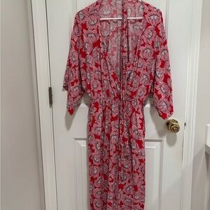 MSRP $69 Loralette Day Date Mini Dress Pink Floral Size 18/20